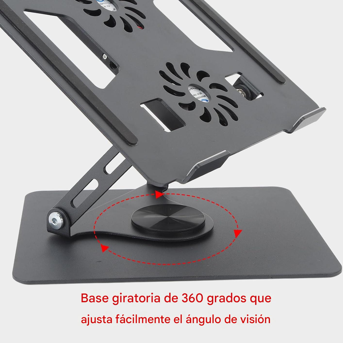 Soporte Giratorio con Ventilador PREMIUM
