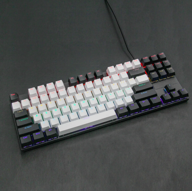 Teclado Mecánico con cable Switch Azul