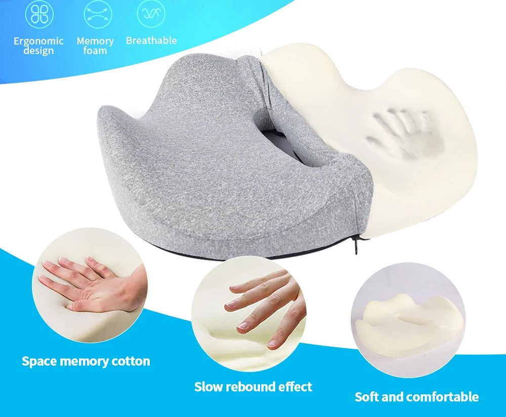 PACK CONFORT COJIN DE ASIENTO + COJIN LUMBAR