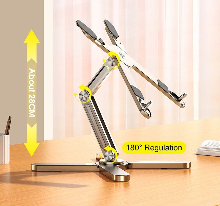 Soporte Elevador Plegable Giratorio con diseño "X" PREMIUM