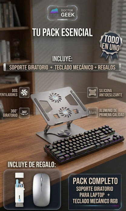 Pack DoctorGeek Premium | Setup Completo para Laptop